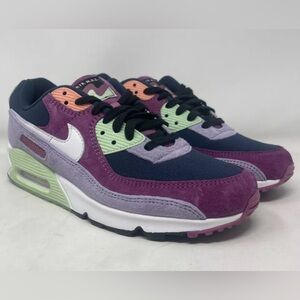 Nike Air Max 90 NRG Joker Purple Black Green Sneakers Men size 10.5 NEW